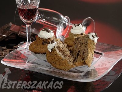 Boros-csokoládés muffin recept