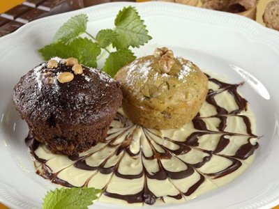 Csokoládés, mogyorókalapos muffin recept